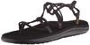 Teva VOYA INFINITY Sandals for 23 cm Women, BLACK,