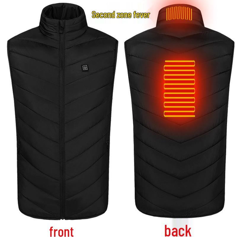Men's Smart USB Heated Vest with Four to Eight-Zone Temperature Control