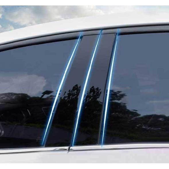 For Kia Forte K3 Glossy Black PC Car Window BC Pillar Panel Cover Trim -2024