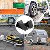 Skid Resist Tire Support Pad Wheel Stopper Control Wheel Tire Chock Stop Block Truck Tire Chock Stop Block with Holder