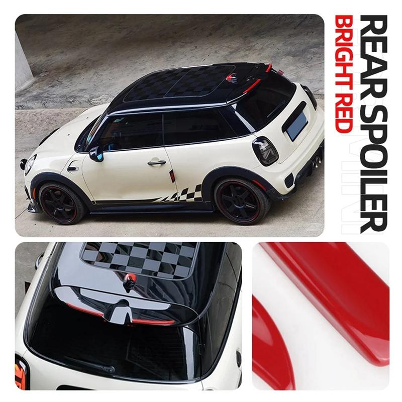 Per MINI F55 F56 Spoiler Posteriore del Bagagliaio del Tetto Auto Primer Ala di Coda Auto Decorazione Modifica Esterna Protettiva