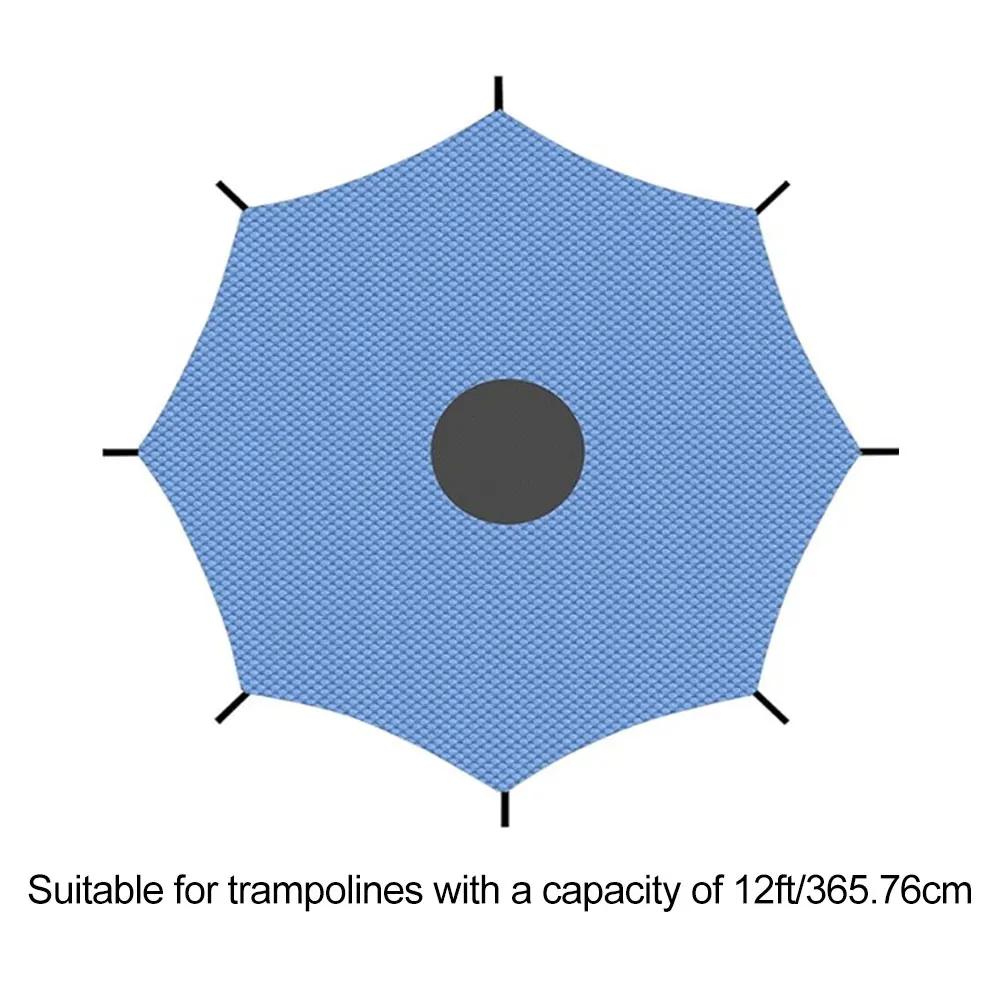 10/12/14ft Feet Outdoor Trampoline Shade Sun Cover Oxford Cloth Waterproof Trampoline Canopy Rainproof Tent Cover for Outdoor