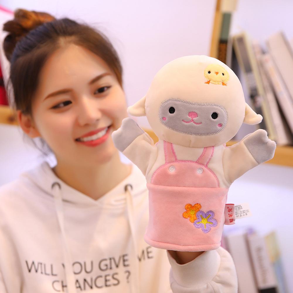 

Plush Hand Animal Puppet Elephant Panda Deer Koala Plush Toys Soft Doll Kids For Alpaca