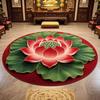 Lotus Leaf 5D Non-Slip, Wear-Resistant Floor Mat—Machine-Washable Living Room and Bedroom Home Rug