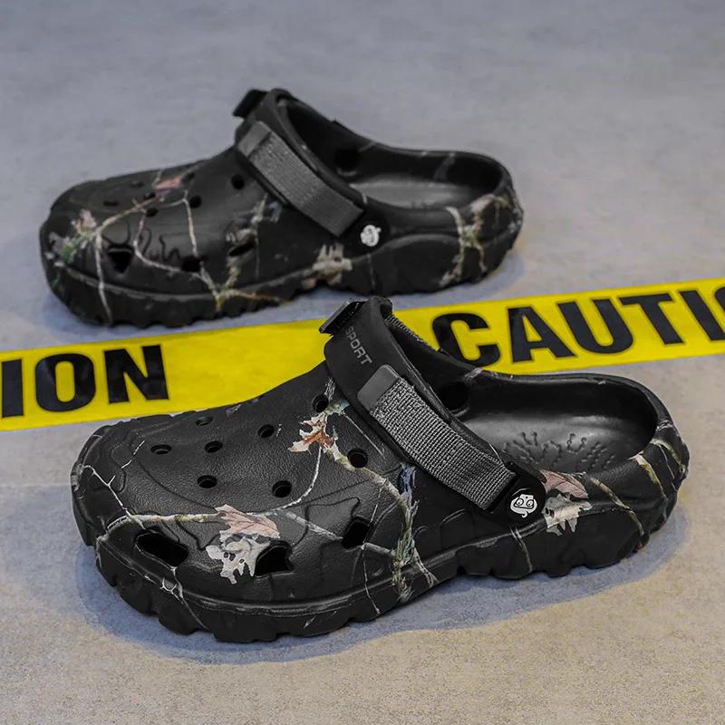 Flat Sandals Men Shoes  Slippers Men Garden Platform Sandals Man Summer Sandals Male Sneakers Outdoor Flip Flops Home Clogs