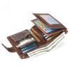 Portofel Bărbați Piele Retro Premium Geantă Clutch Bărbați Geantă pentru Mărunți Capacitate Mare Piele de Vacă Portofel Geantă pentru Carduri