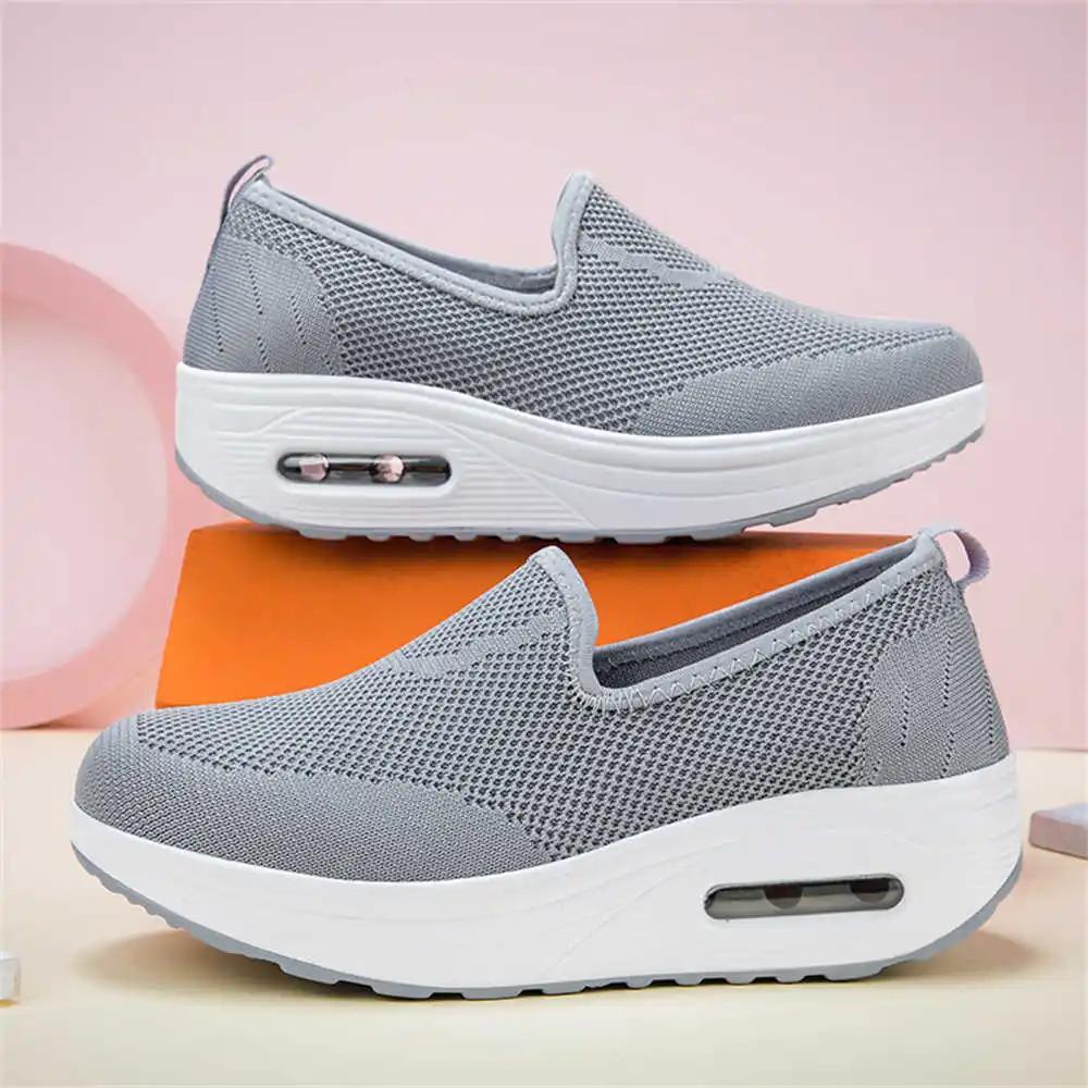 Fashion Knitted Weight Loss Black Pink Sneakers Tennis Women's Tens Blue Woman Shoes Sport Baskette Tines Sapatilla Runing
