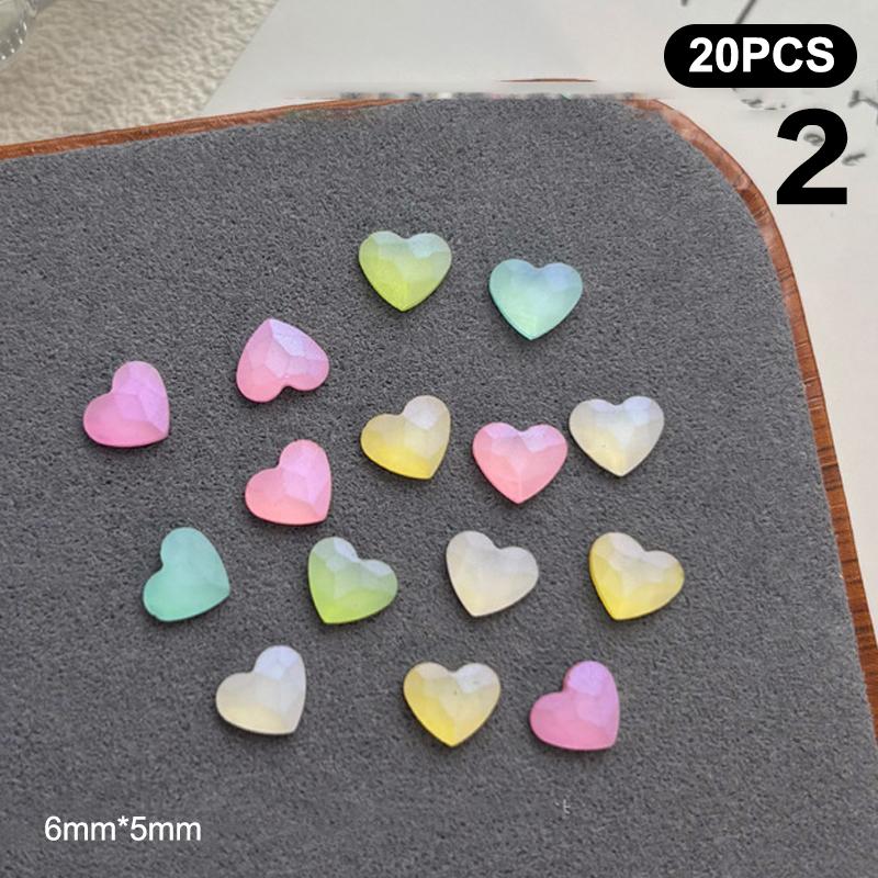 Luxury Love Star Moon Resin Crystal Nail Art Rhinestones Flatback Manicure Accesorios Supplies Decorations Charms for Nails