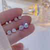 Cercei Mini Zircon Strălucitor Flash Alb Stud pentru Urechi pentru Femei Bărbați Fată Accesorii Bijuterii