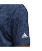 Adidas Golf Golf Tonal Short Sleeve Stretch Shirt, Print, Shirt, Men's, White/Grey Two, J/M