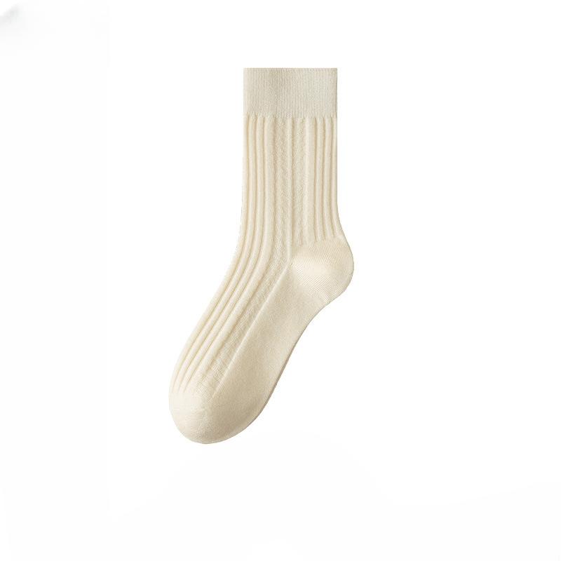 

Female Autumn and Winter Thick Warm Wheat Fringe All Kinds of Breathable Sweat Absorption In The Tube Socks 1 pair