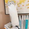 110cm Kawaii Cute and Soft Long Cat Plush Toy Office Pillow Cushion Back Bed Decoration Plush Doll Gift for Friends and Lovers
