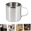 304 Stainless Steel Mirror Polish Milk Frothing Cup - Mini Coffee and Milk Pot