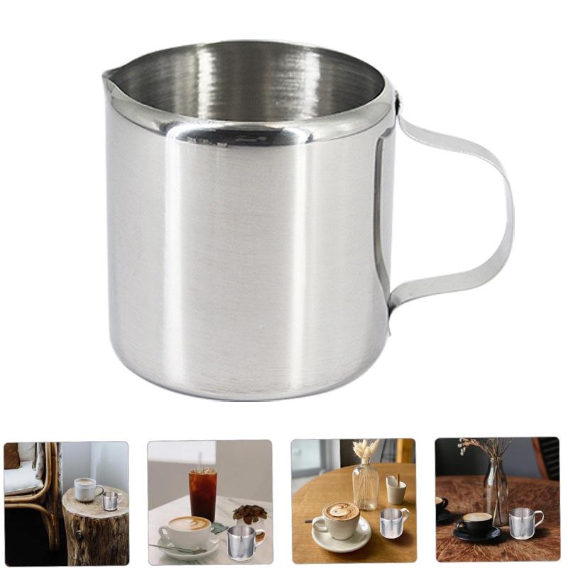 304 Stainless Steel Mirror Polish Milk Frothing Cup - Mini Coffee and Milk Pot