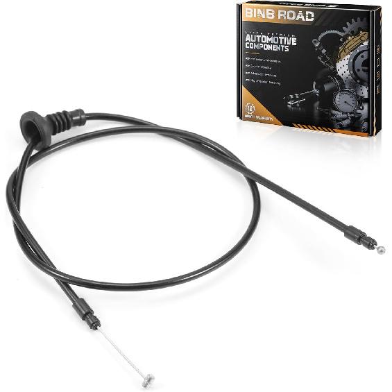 Car Engine Hood Release Cable Wire 51237411315 + 51237313782 Compatible with BMW 320i 328i 428i F31 F80 F34 F32 F33 F36,Front+Rear