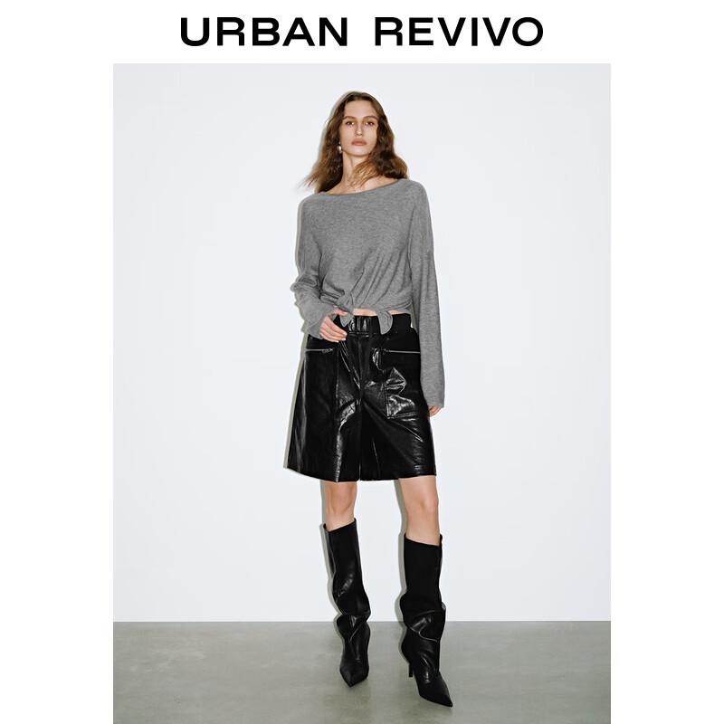 

Женская плиссированная футболка на бретелях свободного кроя UR M (M-L)