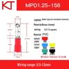 KT KST MPD1.25 Bullet-shaped Male Pre-insulated Crimp Terminal