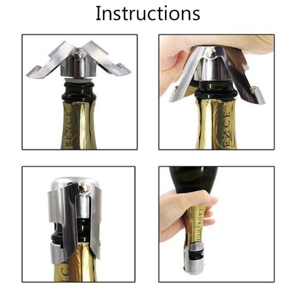 Bar Tool Leak Proof Bottle Sealer Champagne Stopper Red Wine Sparkling Stopper Wine Bottle Stopper