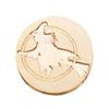 Wax Seal Stamp Head Halloween Sealing Wax Stamp 25mm Brass-Fire Paint Seal Head for Card Wedding Party Invitation-Decor