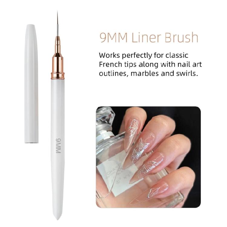 Nails Art Liner Brush Nail Painting Brush Pen Nails Painting Pen Multifunctional Nails Brush for Long Line Details