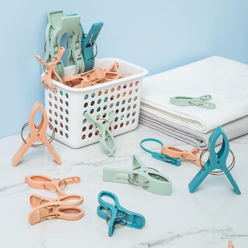 Multi-functional Windproof Plastic Clothes Peg and Hanger - Ideal for Drying Pants, Quilts, and More