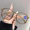 Women'S Trendy Fashion Reading Glasses Unisex Men Blue Light Blocking Computer Glasses Retro Oversized Square Far Sight Eyewear