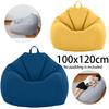 Fluffy Texture Sofas Cover No Padding Replacement Bean Bag Breathable Chair Cover Bedroom