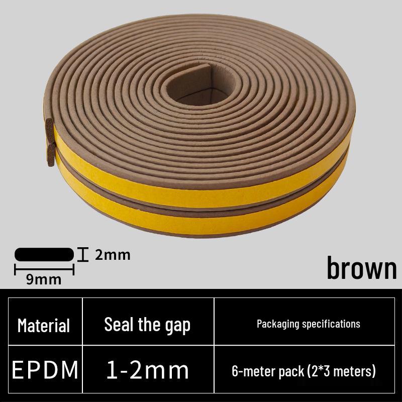 Soundproof and Windproof Door & Window Sealing Strip for Silent Shock Absorption and Insulation