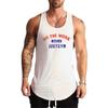 Do The Work  Summer Running Basketball Bodybuilding Fitness Cotton Breathable O-neck Printed Workout Gym Sports Mens Vest