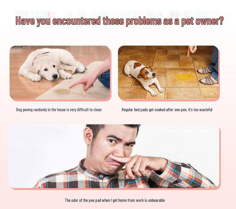 Dog Pee Pad: Thickened, Deodorizing, Disposable Diaper for Puppies