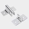 10pcs Thicken Locker Padlock Hasp Wardrobe Security Door Gate Bolt Latches Lock Bracket Hasp Furniture Door Bolts