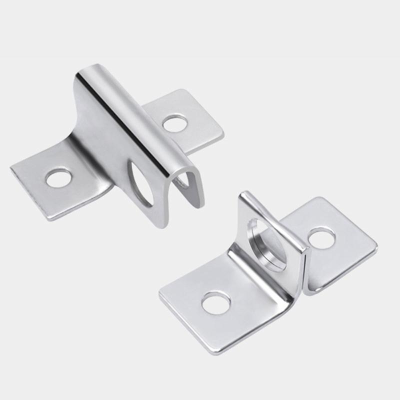10pcs Thicken Locker Padlock Hasp Wardrobe Security Door Gate Bolt Latches Lock Bracket Hasp Furniture Door Bolts