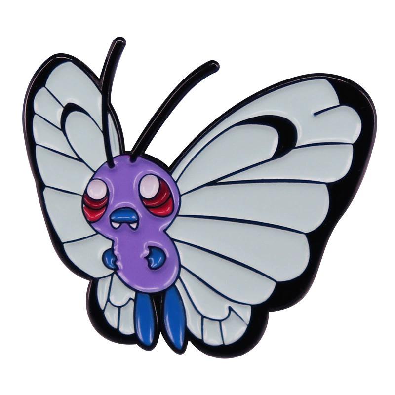 Japanese Anime Game Pokemon Briefcase Badges Soft Enamel Pin Men Badges Lapel Pins for Backpack Brooches On Clothes Accessories