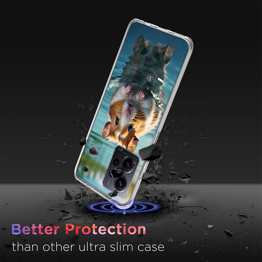 Hamsters With Hats Have Ears Phone Case For Redmi Note 14 13 12 11 Pro Plus 14S 12S 11S 11T 11E 10S 9S 10 9 Pro Cover TPU Shell