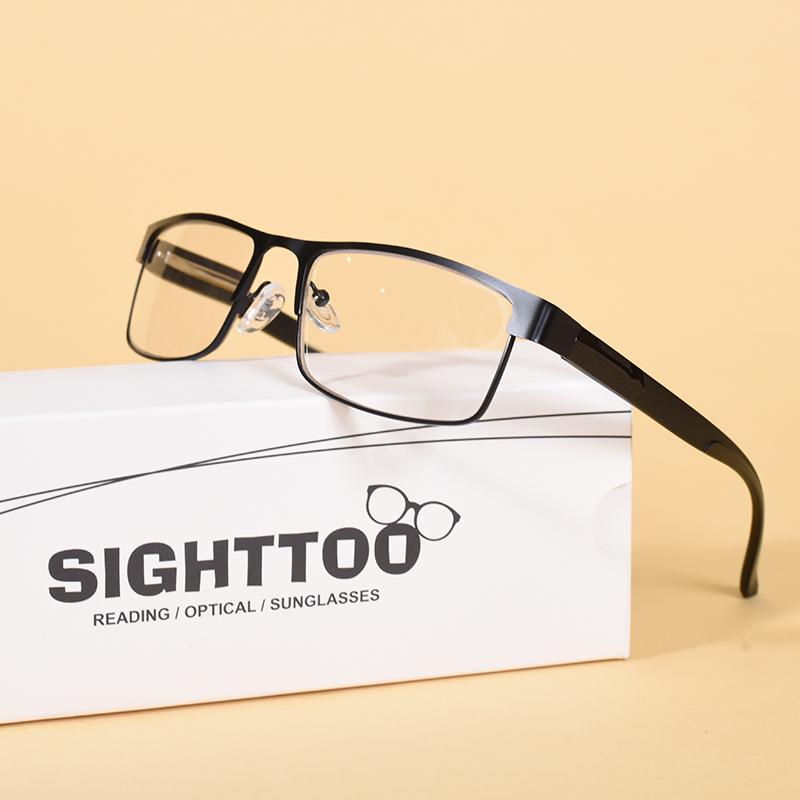 

Stainless Steel Men Business Reading Glasses For Reader Mens Presbyopia Optical Eyeglasses +100+150+200+250+300+350+4000 +4.0