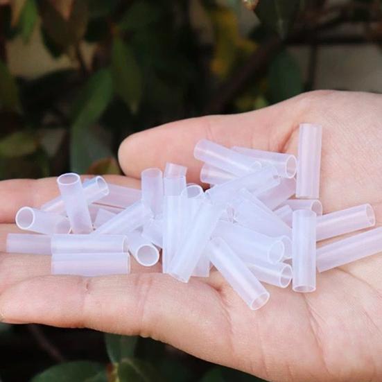 Silicone Grafting Sleeves Elastic Thin-Walled Grafting Tubes Rapid Plant Bonding Grafting Tools for Fruit Trees