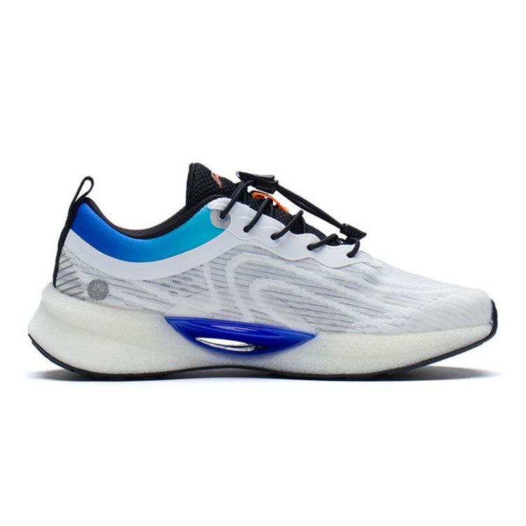 Li Ning Youth  Childrens One-Piece Knitted Elastic Non-Slip Shock Absorbing Wear-Resistant Breathable Lightweight Low-Top Running Shoes YKFS056-3