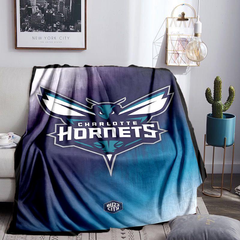 Charlotte Logo Art Blanket Lightweight Flannel Bedding Blanket Perfect for Travel, Camping, Living Rooms, Offices, Sofas, Fan Christmas gift