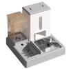 Cat Bowl  Cat Food Bowl  Pet Stainless Steel Double Bowl Automatic Waterer Feeder  Dog Bowl  Dog Bowl and Drinking Water All-in-one Product