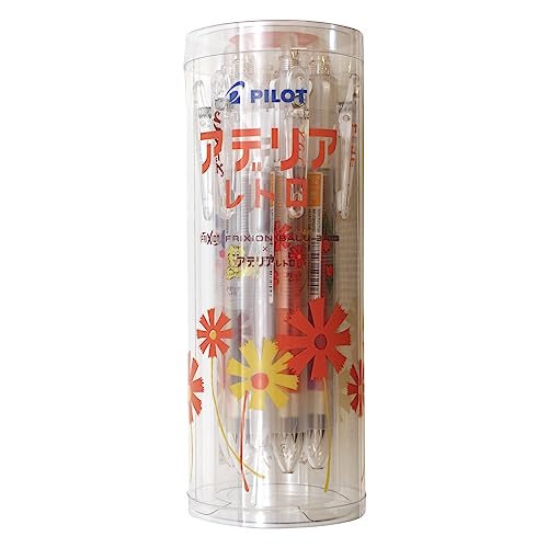 Pilot Limited Edition Aderia Retro FriXion Ball 3 0.38mm Slim, Set of 6 (CSLKFBS500-)