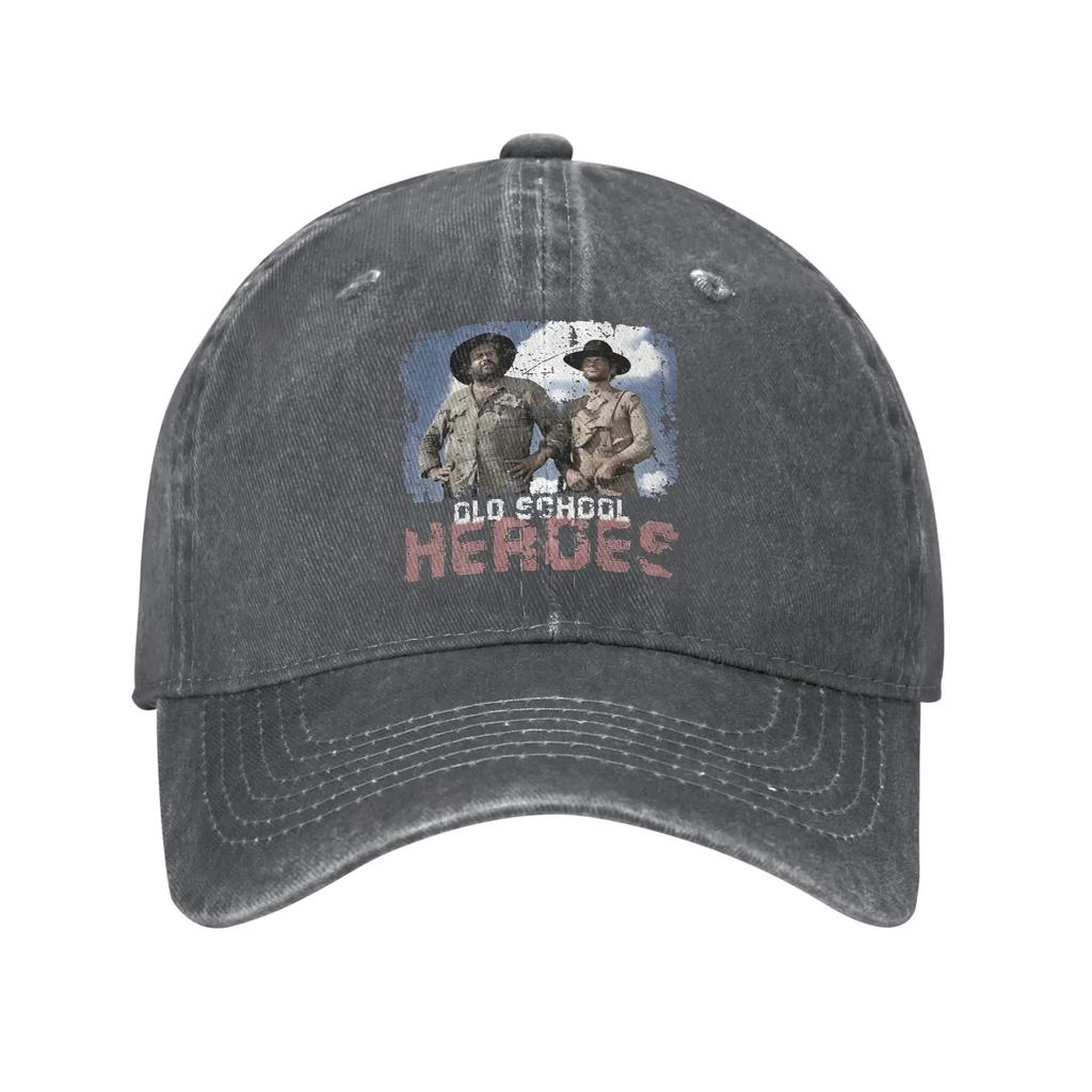 Cappellino da Baseball BUD SPENCER E TERENCE HILL Film Italiani Cappellino Trucker Primavera Coppia Donna Corsa Cappellini da Baseball di Alta Qualità