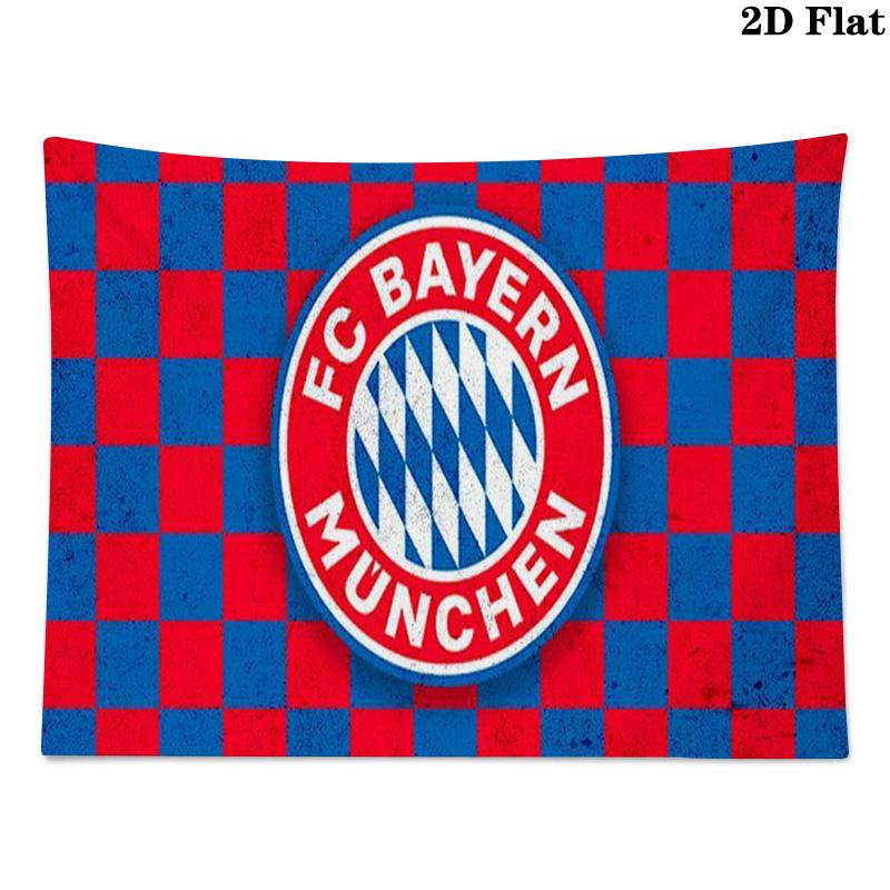 FC Bayern Munich Wall Tapestry Aesthetic Wall Hanging Printed Fabric Blanket Decorative Tapestries for Bedroom Living Room Home Decor
