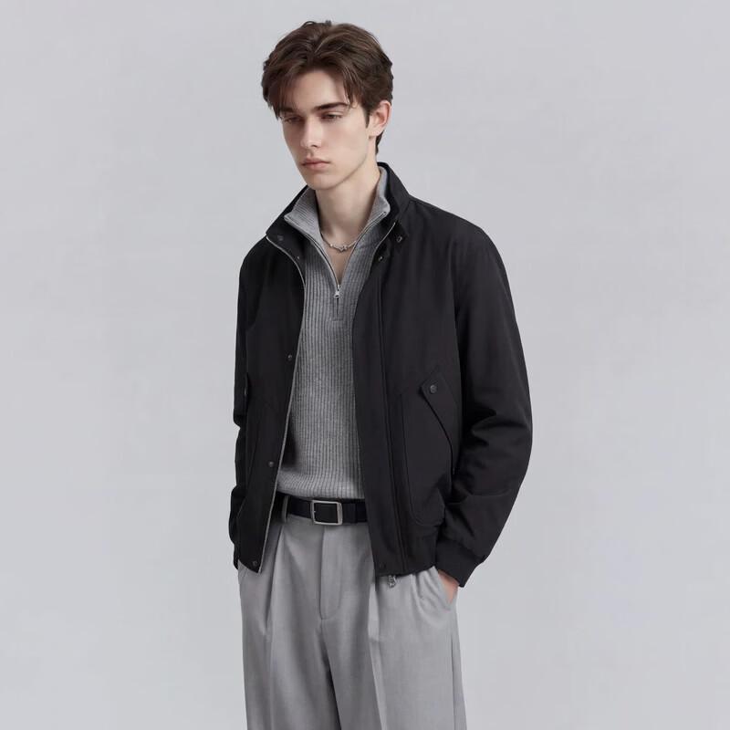 

Men s Stand Collar Casual Workwear Jacket M