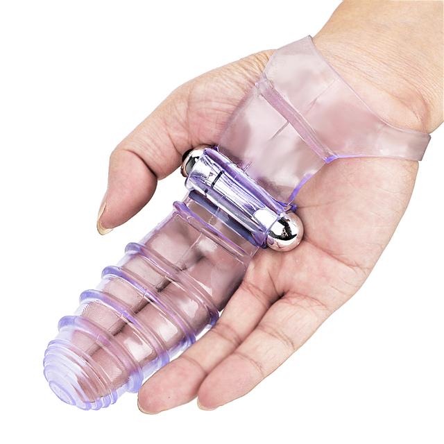 Silicone Finger Sleeve Vibrator G Spot Massager Vibrating Dildo Flirting Vagina Sex Toys for Women Adult Erotic Couples Sexshop