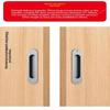 Sliding Door Hidden Pull Handle Cabinet Door Invisible Embedded Handle Kitchen Door Recessed Slot Handle For Sliding Doors