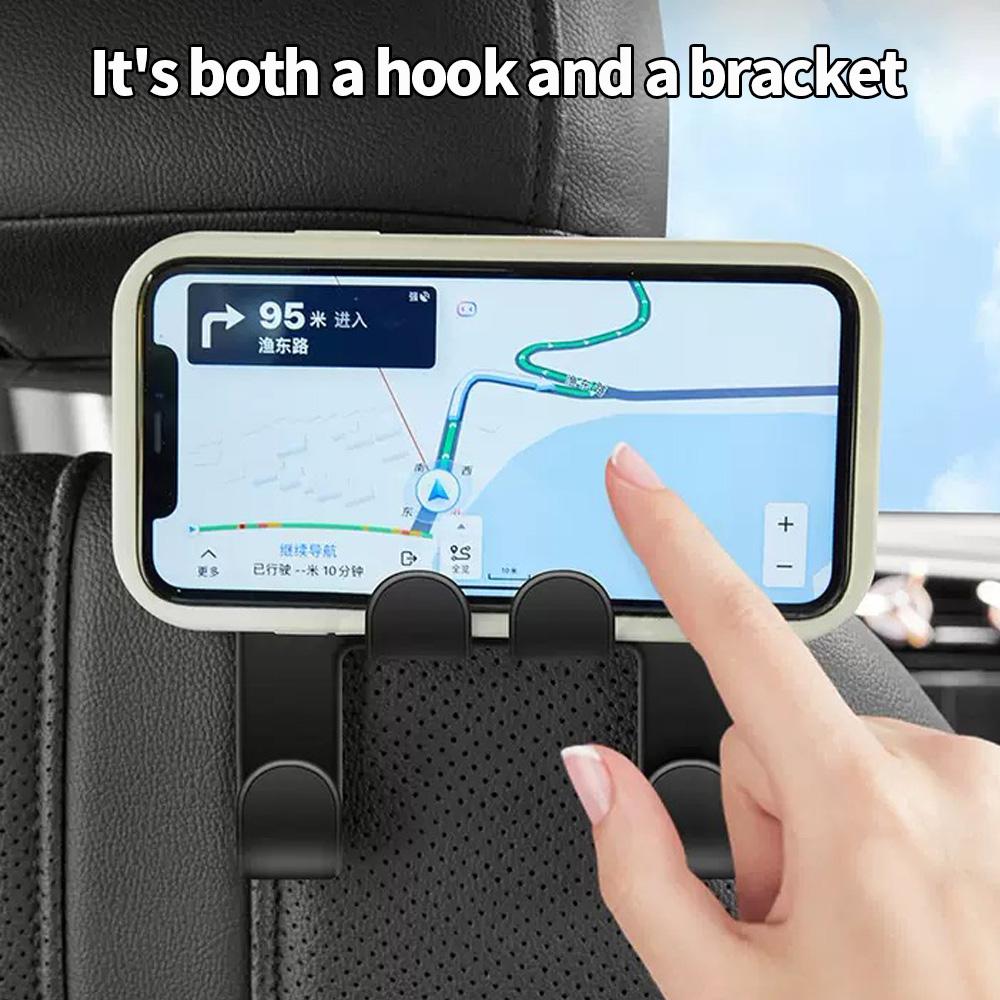 Hot Sale 6Pcs/3Pcs/1Pc Car Seat Back Hooks - Multifunctional Vehicle Storage Organizer Creative Auto Interior Bag Hanger for Pur