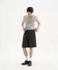 TRIP LE SENS Light Stripe Easy Elastic Half Pants_Black