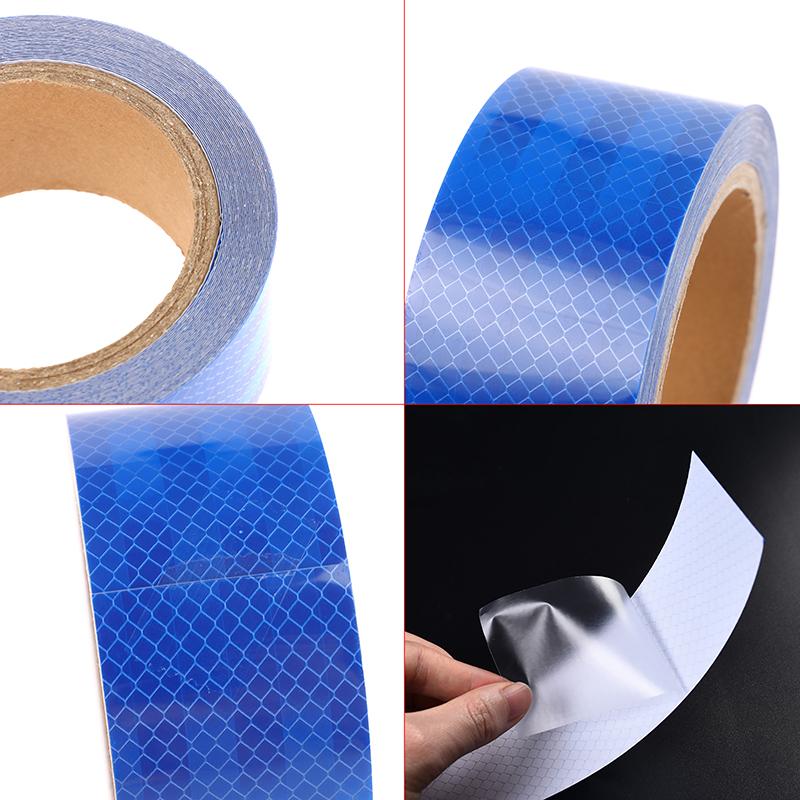 High Intensity Reflective Adhesive Tape 5Cm*10M Diamond Grade Red White Yellow Waterproof Car Stickers Reflectors Strip For Truc