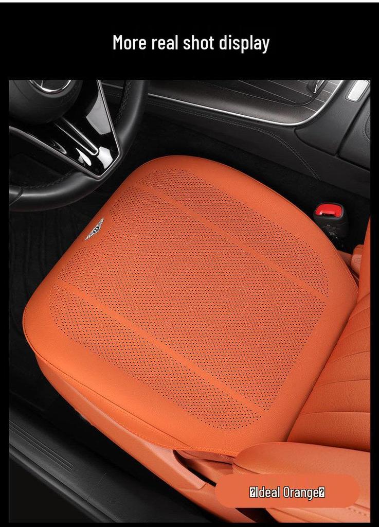 Bentley Car Seat Cushion: Universal Leather Cushion for Bentayga, Continental GT, Flying Spur, Mulsanne - Four Seasons Use