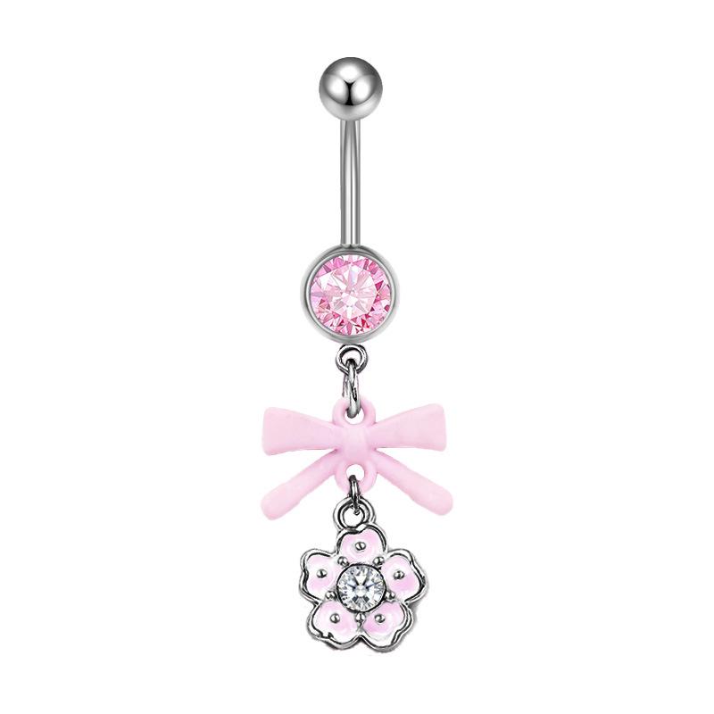 Gaibei Trendy European & American Cat Dolphin Navel Ring Jewelry